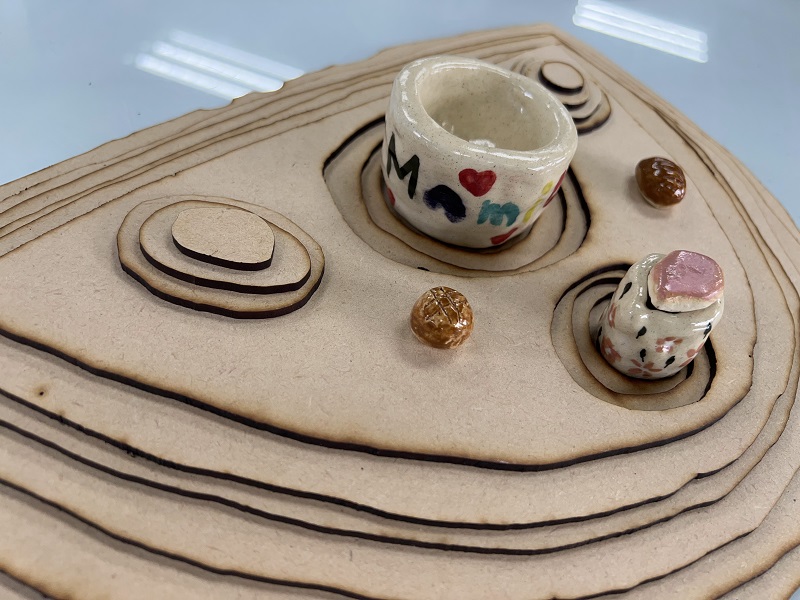 Micro-landscape Tea Tray